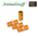 Nobby Kotbeutel orange mit Knochenaufdruck 4er Pack
